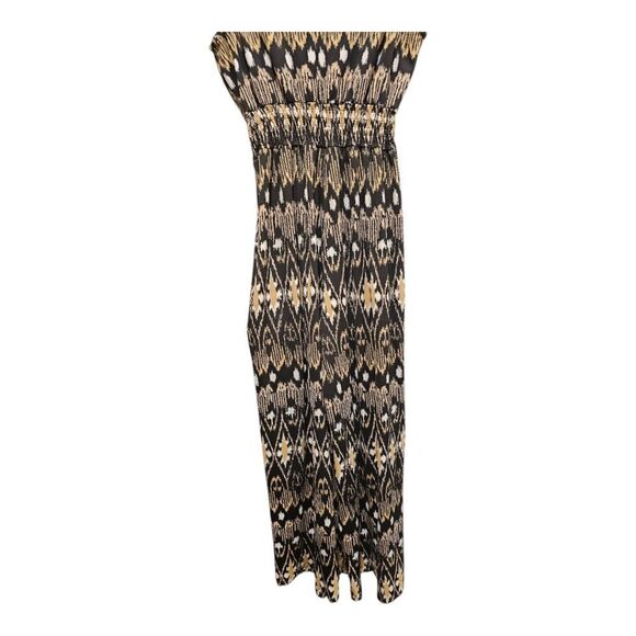 CATO Black and Gold Printed Jumpsuit - Size Large - Picture 6 of 10